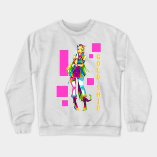 WPANIME - GOLD SHIP Crewneck Sweatshirt